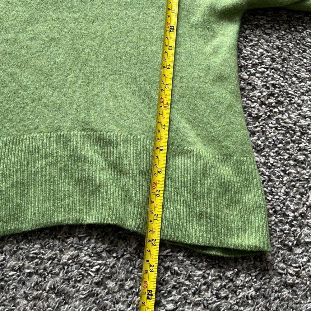 Rachel Zoe Blouse Womens XL Green 100% Cashmere Luxury Cottagecore Fairy - Picture 6 of 6